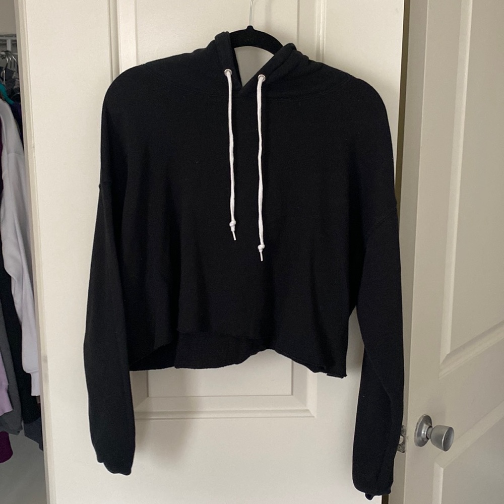 Cropped black Target Hoodie